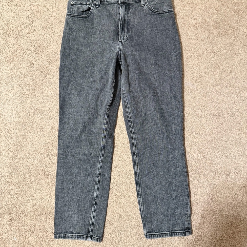Abercrombie black mom jeans